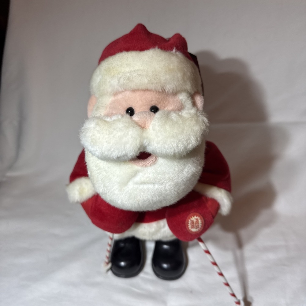 VTG 2003 Department 56 Rockin' Rollers Santa Skier Tested Sings/Moves a Bit READ
